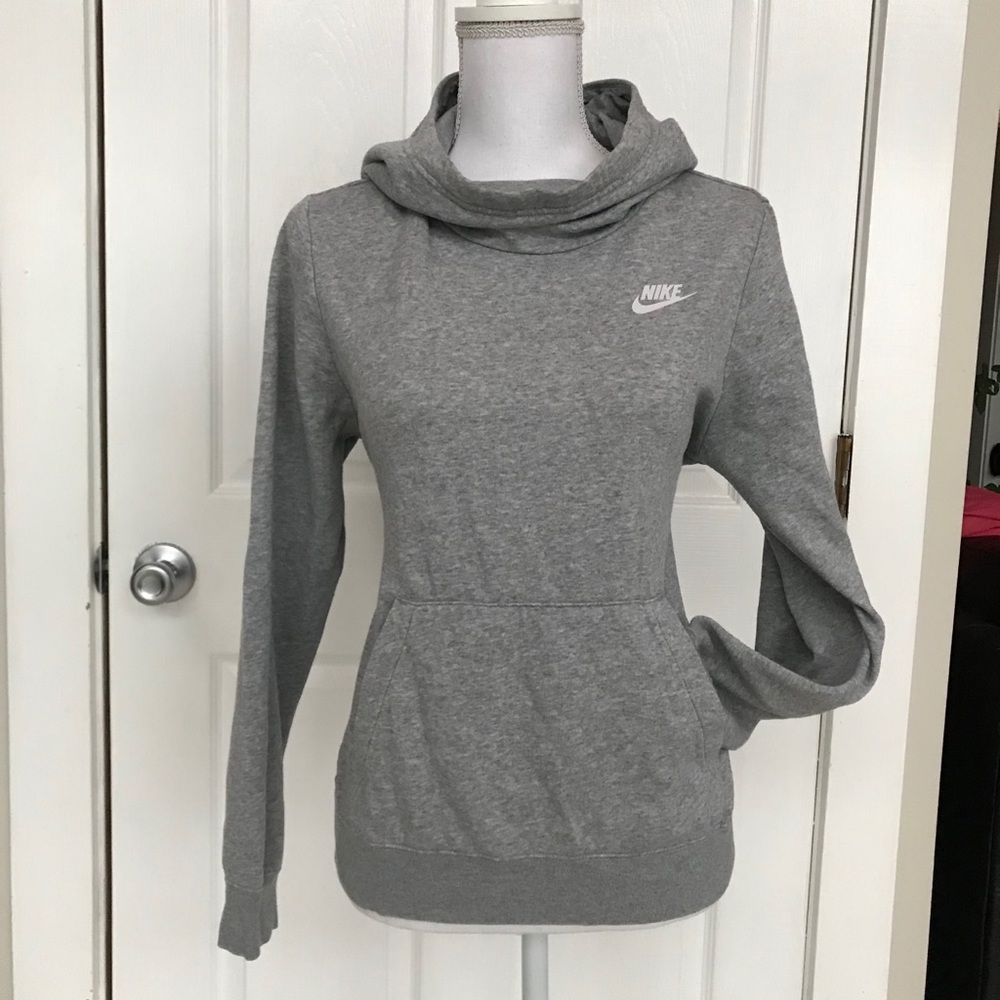 Heather Gray Nike Hoodie Small